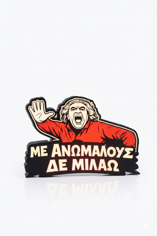illuminated sign '' Me anomalous de milao''
